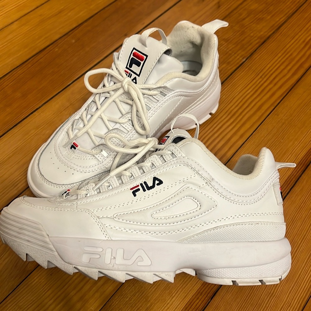 Fila White Athletic Shoes